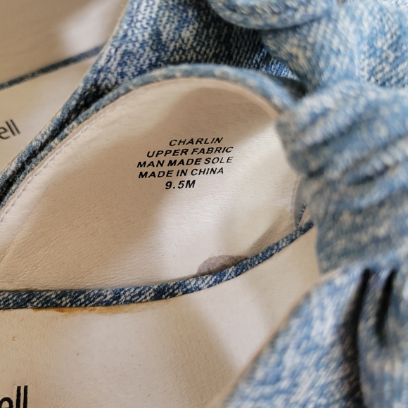 Jeffrey Campbell Textured Blue Mules - Picture 3 of 8